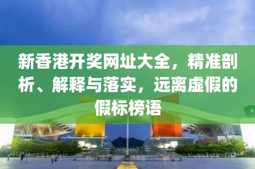 新香港开奖网址大全，精准剖析、解释与落实，远离虚假的假标榜语